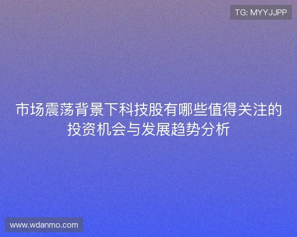市场震荡背景下科技股有哪些值得关注的投资机会与发展趋势分析